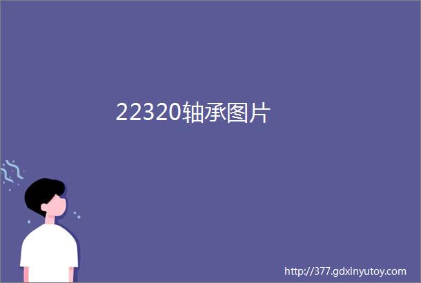 22320轴承图片